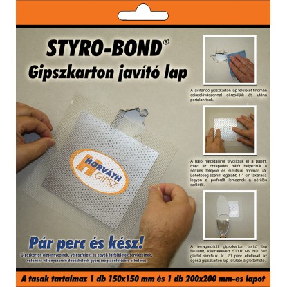 Styro-Bond gipszkarton javító nagy