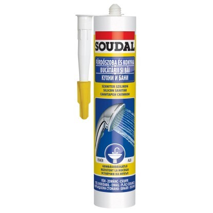 Soudal Szaniter szilikon fehér 280 ml