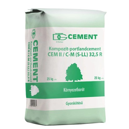 Szlovák cement CEM II/C-M 32,5 R kompozit portlandcement 25 kg