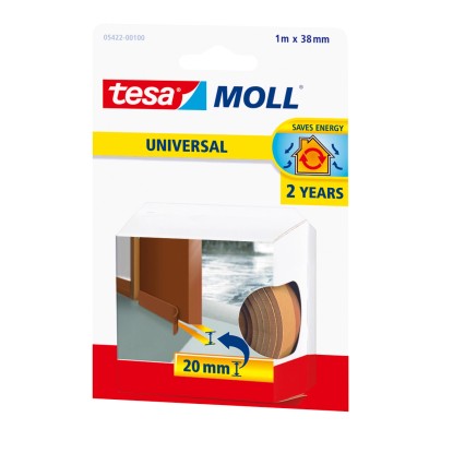 tesaMoll Universal ajtószigetelő csík öntapadós barna 1 m x 38 mm