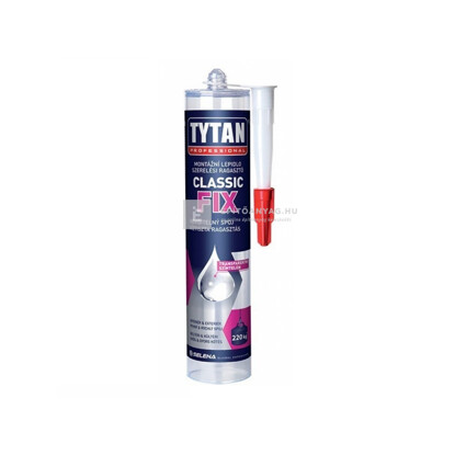 Tytan Classic Fix szerelési ragasztó színtelen 290 ml